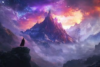 create fantasy book cover design, romance, horror, cover art
