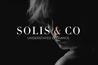design minimalist luxury fashion and clothing brand logo