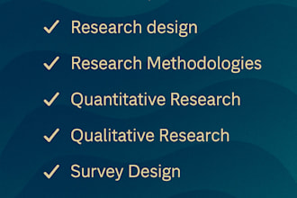 design and analyze research surveys and deliver powerful data insights