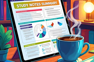 summarize your study notes into clear, concise key points