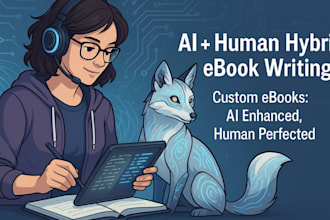 create an anthology book for you ai human hybrid writing