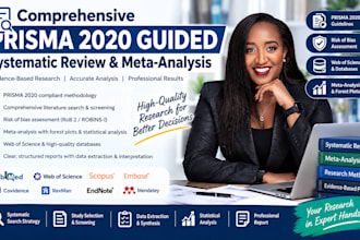 conduct comprehensive prisma guided systematic review and meta analysis