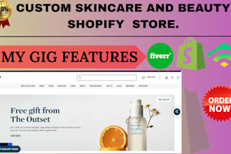 skincare shopify store, skincare website, beauty website, beauty store cosmetics