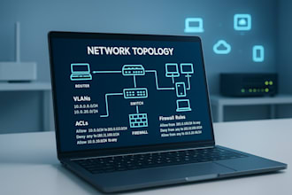 configure your office network with vlan, acl, and firewall