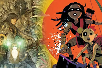 2d comic artist  full color panels  storytelling