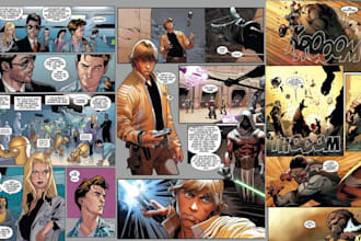 draw comic strip comic art cartoon comic page manga page webtoon