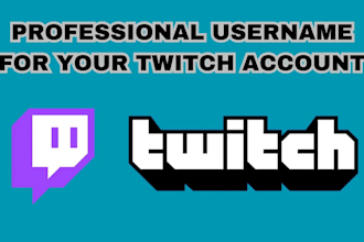 find rare unique twitch username for all channel and business name