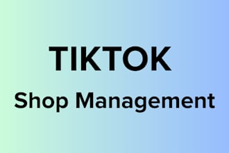 setup tiktok shop and do tiktok marketing