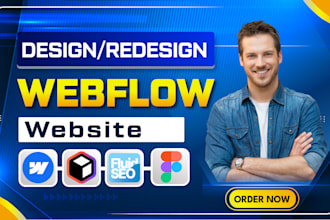 redesign, copy clone webflow website, webflow landing page, figma to webflow