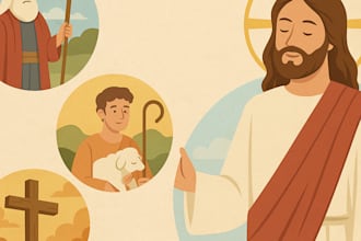 design unique christian and bible themed illustrations