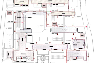 design fire alarm or sprinkler system in auto cad