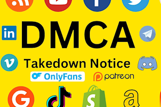 remove delete takedown mugshots instagram,yt,tiktok,reddit,x,shopify,under dmca