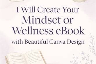 create a custom wellness or mindset ebook