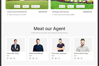 wix real estate website investor website carrot website real estate realtor site