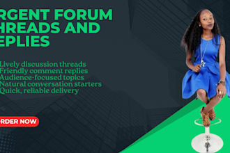 write forum posts and respond to others