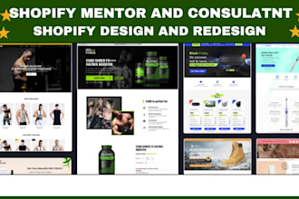 be your shopify dropshipping mentor shopify manager and shopify sales consultant