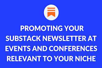 promote your substack page link,  beehiiv newsletter to increase subscribers
