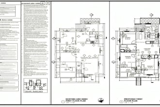 stamp architectural drafting engineering drawing foundation framing plan carport