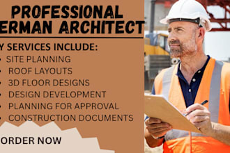 do german stamp, architectural drawing, city permit, mep,tx,nj,florida stamp pe