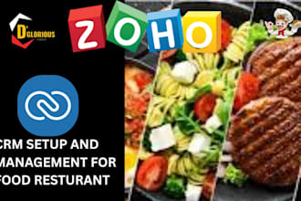professionally setup or fix zoho CRM, inventory and commerce for your restaurant
