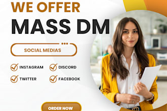 mass dm on instagram, linkedin dms, discord, twitter x, bulk message