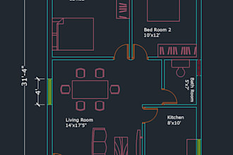 create professional 2d floor plans and house layouts with detailed furniture