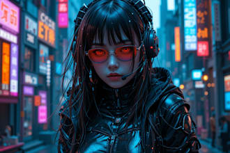 draw fantasy, sci fi, cyberpunk character art for you