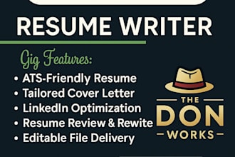 design a professional, modern resume that gets results