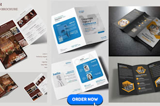 design a professional digital brochure catalog flyer in canva PDF