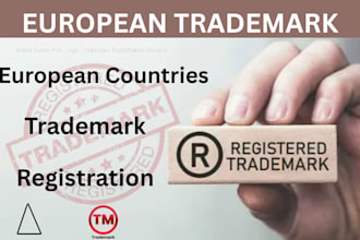 be your lawyer to do trademark search and applications for uk eu germany spain