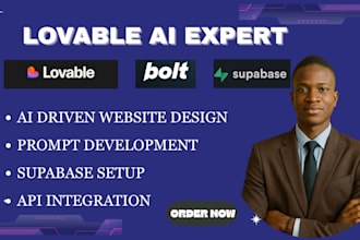 build, fix lovable website app supabase web app with lovable dev bolt new