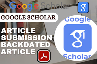 write, backdate, publish article in peer reviewed google scholar indexed journal