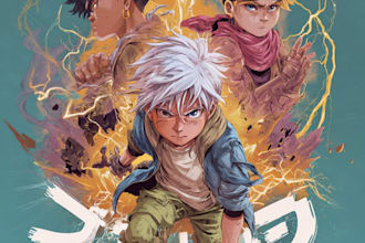 draw comic book page anime manga graphic comic book