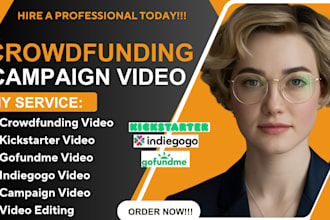 create professional and inspiring crowdfunding videos for your campaigns