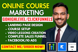 do promotion for online course, udemy course, amazon store, kajabi course, ebook