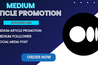 viral promote medium article, ads medium promotion clap and real followers