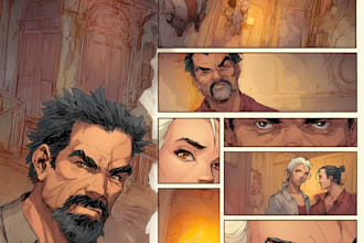 comic book artist graphic novel illustration comic page