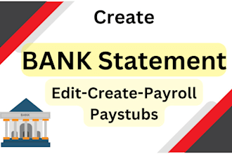 do bank statement and bank statement match with check stub