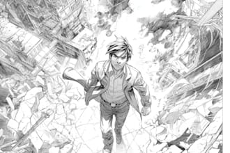 draw comic book cover illustration and design