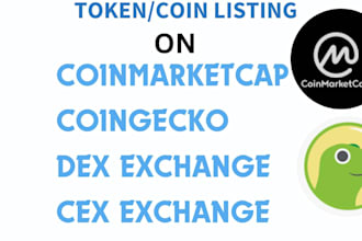 easily get your token coin approved on cmc coingecko dex and cex exchange faster