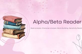 beta reading with detailed notes