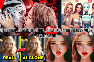 develop advanced ai influencer, ai girlfriend, and ai dating websites