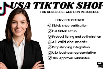 setup create and manage a usa tiktok shop foe non usa resisdence