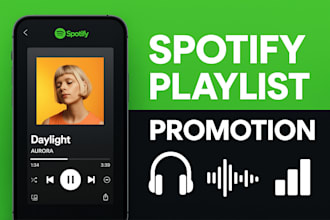 do professional spotify music playlist promotion real streams monthly listeners