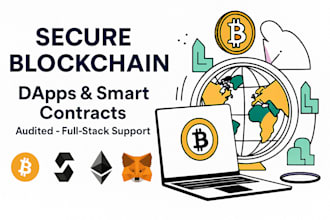 develop secure blockchain smart contracts and dapps web3