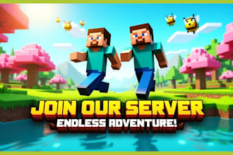 promote minecraft fivem server promotion, dayz, rust ,discord mass dm, fortunite