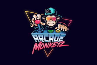 design original esports gaming twitch mascot logo