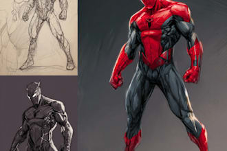 draw you as an amazing superhero