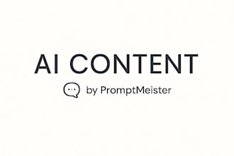 create custom chatgpt prompts and high quality ai generated content