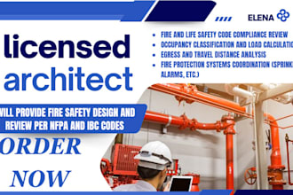 provide fire safety design and review per nfpa and ibc codes